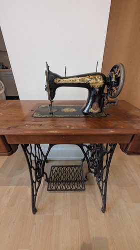 1907 victorian treadle singer - victorian,