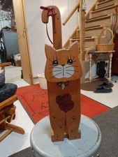 Vintage Wooden Cat Toilet