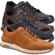 Mens Hush Puppies Joseph Smart Casual Lace Up Trainers Shoes Sizes 7 to 12