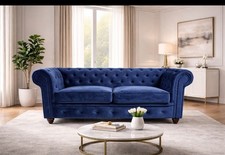 Chesterfield velvet seater - velvet,