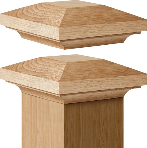 Pcs wood newel - post, flat