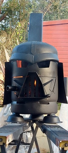 Darth vader wood burner - vader, burner.