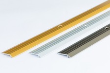 ALUMINIUM DOOR THRESHOLD RAMP  ANODISED FLOOR BAR EDGE TRIM  1 METRE/ 39.37 IN
