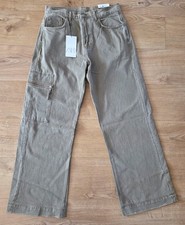 Zara Mens Wide Leg Baggy Cargo