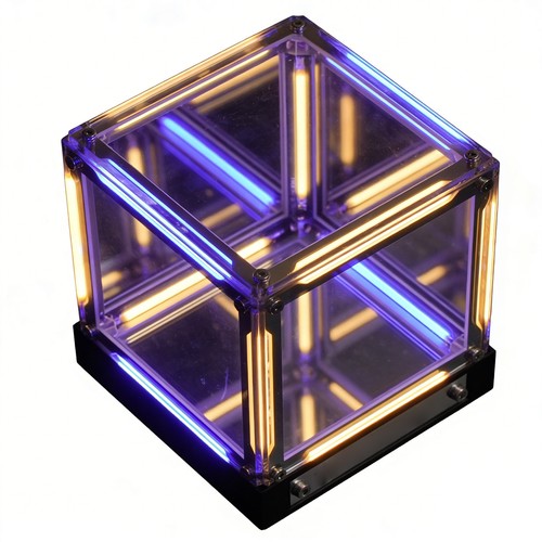 Infinity mirror cube light - 1,