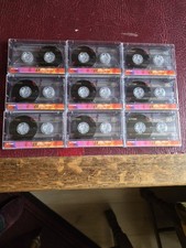 9x TDK D90 Blank Audio Cassette Tapes Type I Ferric - Clean Condition