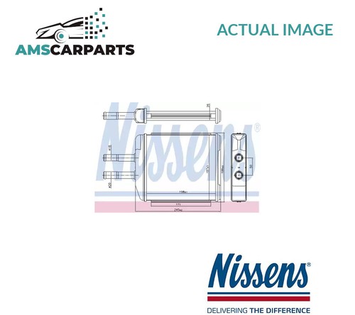 Heater radiator exchanger - radiator, lhd