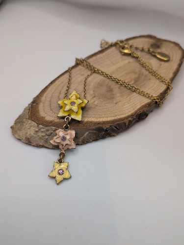 Gold tone pilgrim necklace - pilgrim,