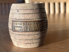 HMS Iron Duke Antique mini Barrel Made From Salvaged Teak Decking 1916 Jutland
