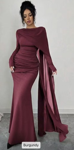 Burgundy shein long sleeve - burgundy,