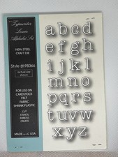 Memory Box Typewriter Lower Alphabet Cardmaking Scrapbooking Die Set