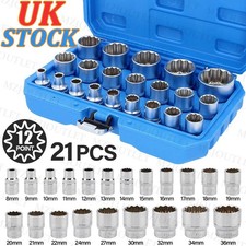 21X Multi Spline Socket Set