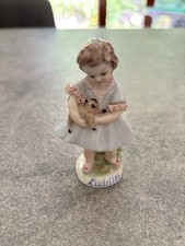 Irish Dresden “ Cuddles” Figurine