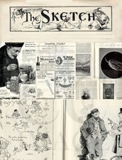 1894 THE SKETCH Magazine LENA