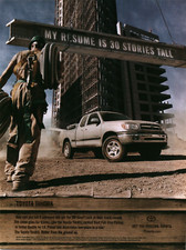 2001 PRINT AD - TOYOTA TUNDRA