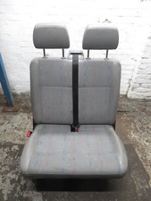 2005 VW TRANSPORT MK5 T5 FRONT LEFT SIDE HALF LEATHER DOUBLE SEAT