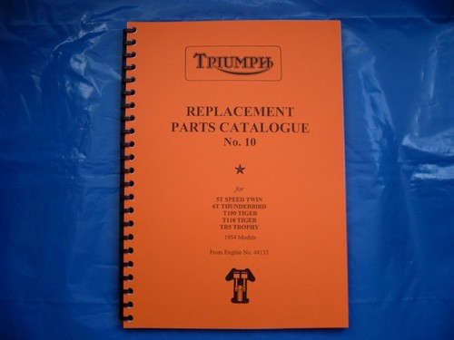 Triumph pre unit - parts, book
