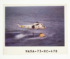NASA-73-HC-478 Colour Transparency of Skylab II astronauts recovery  1973