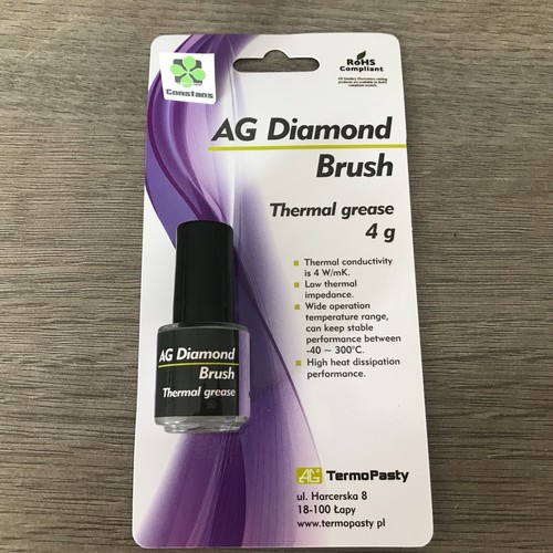 Diamond based thermal paste - based,