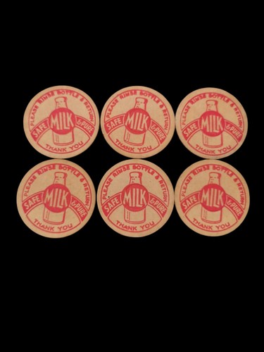 Antique cardboard milk top - 6,