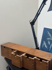 Vintage Wooden Desk Organiser