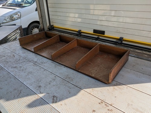 Large vintage wooden - vintage,