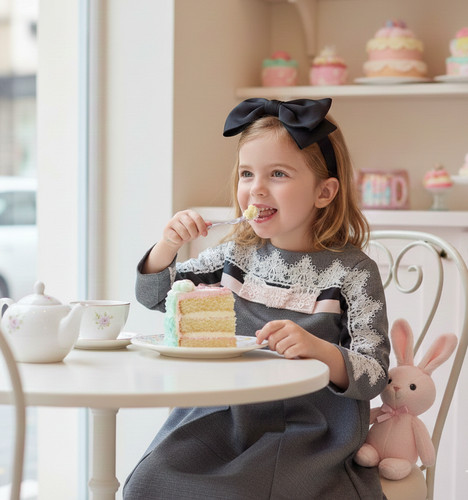 Girls vintage lace dress - girls,
