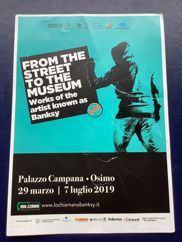 Banksy flyer from the street - the,
