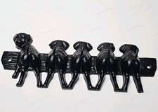 Metal Dogtails Hook Rack Hanger. Coats, keys. Rustic Farmhouse