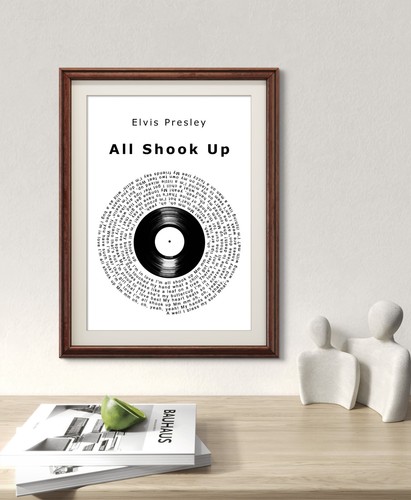 Elvis poster all shook up - shook,
