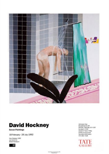 David hockney man shower - in,