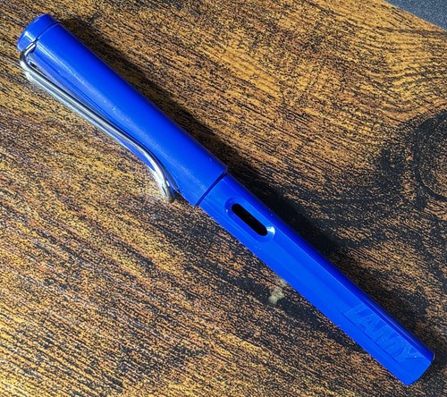 Lamy safari blue fountain pen - lamy,