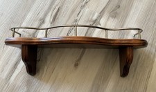 Vtg HOMCO Wood Wall Shelf 16"