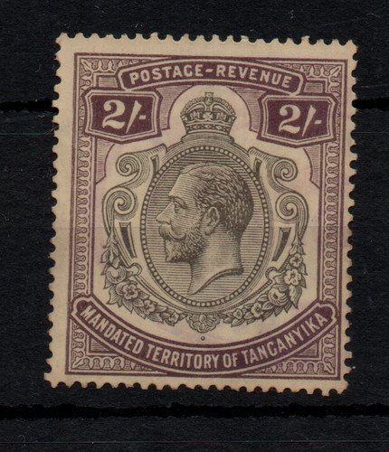 Tanganyika kgv 1927 black - kgv,