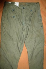vtg british army 1960 PATTERN OG COMBAT TROUSERS SIZE 3 36" WAIST 60 patt