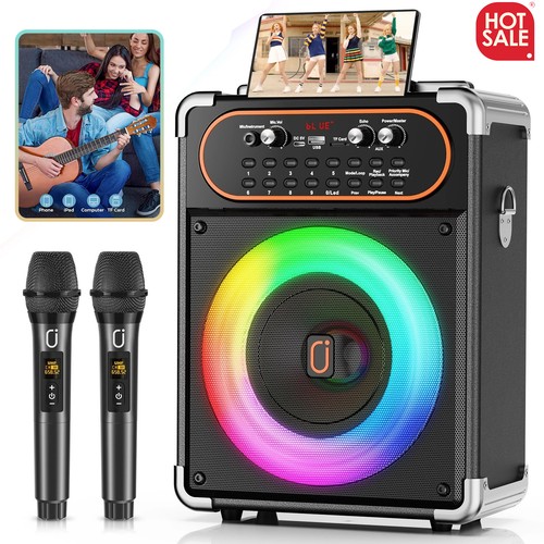Led karaoke machine with - led,