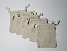 10 pcs Linen Drawstring Gift