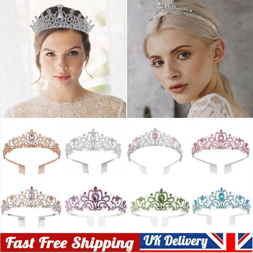 Silver bridal veil tiara - bridal,