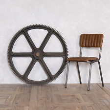 LARGE VICTORIAN CAST IRON WHEEL VINTAGE CAST IRON COG