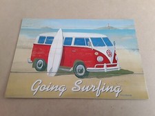 POSTCARD VW VOLKSWAGEN CAMPER
