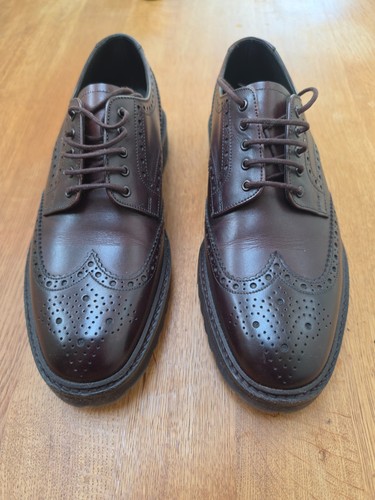Loake dark brown calf - brown, hand