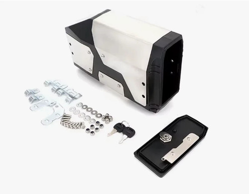 Motorcycle left side tool box - side,