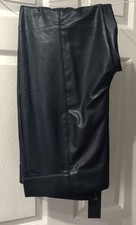 M&S WOMEN'S FAUX LEATHER LEG