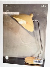 NEXT Remi Table Lamp Ochre