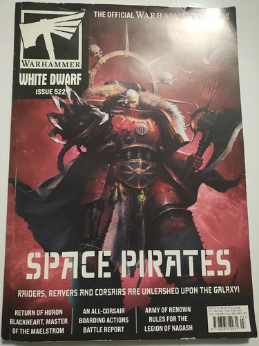 Warhammer white dwarf magazine - white,
