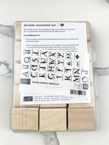 Stampin lovely letters - up,