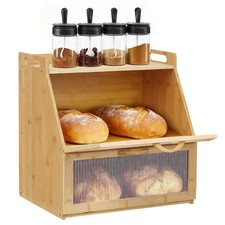 Double Layer Bamboo Wooden