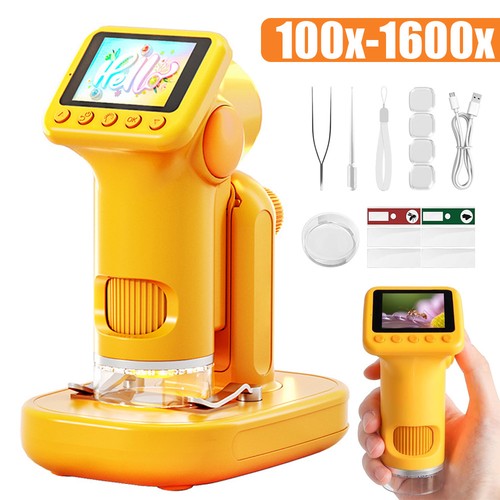 1600x handheld kids microscope - handheld,