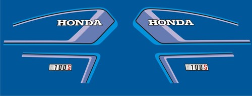 Honda h100s decal kit - h100s,