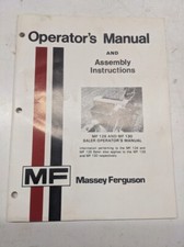 MASSEY FERGUSON OPERATORS ASSEMBLY MANUAL MF 128 130 BALER 1976